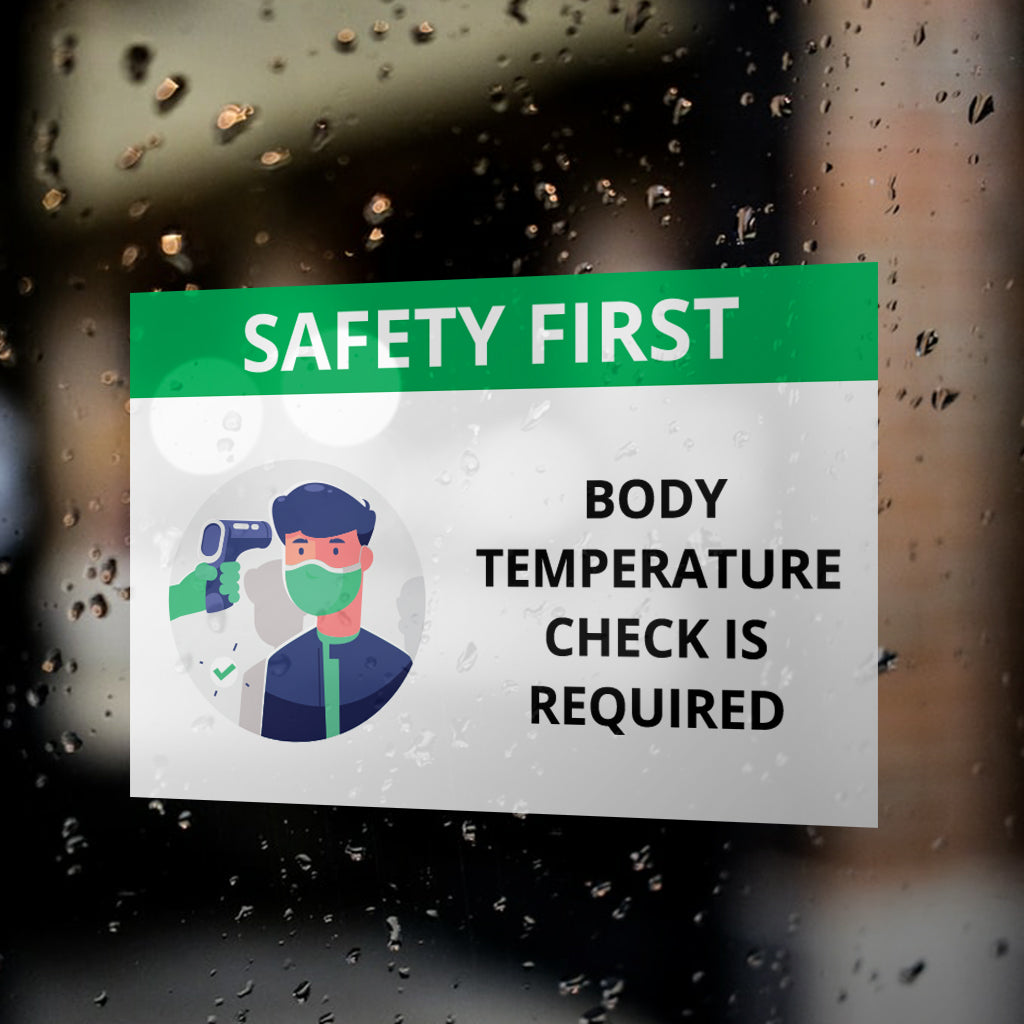 COVID -19 Testing Window Decals / Sticker - 05 - Backdropsource