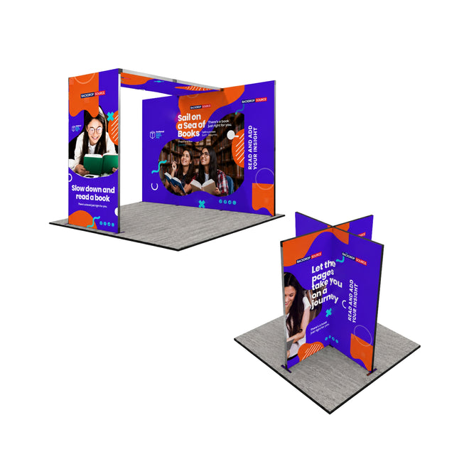 Non-Backlit SEG Trade Show Booth Kits
