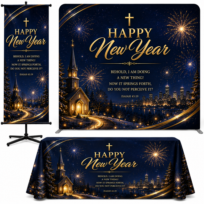 Church New Year Banners
