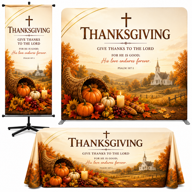Church Thanksgiving Banners