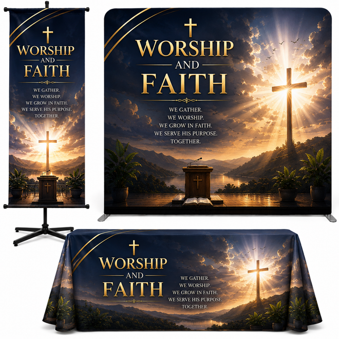 Church Faith & Worship Banners