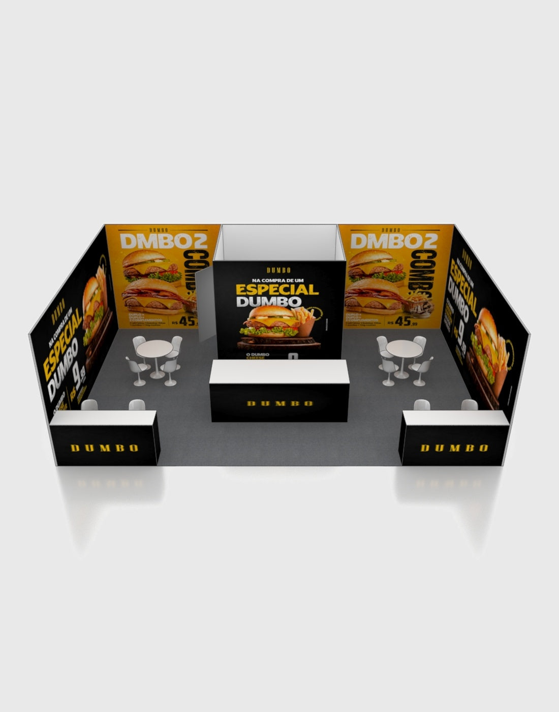 Modular Booth Kits 30ft x 20ft - Model 6
