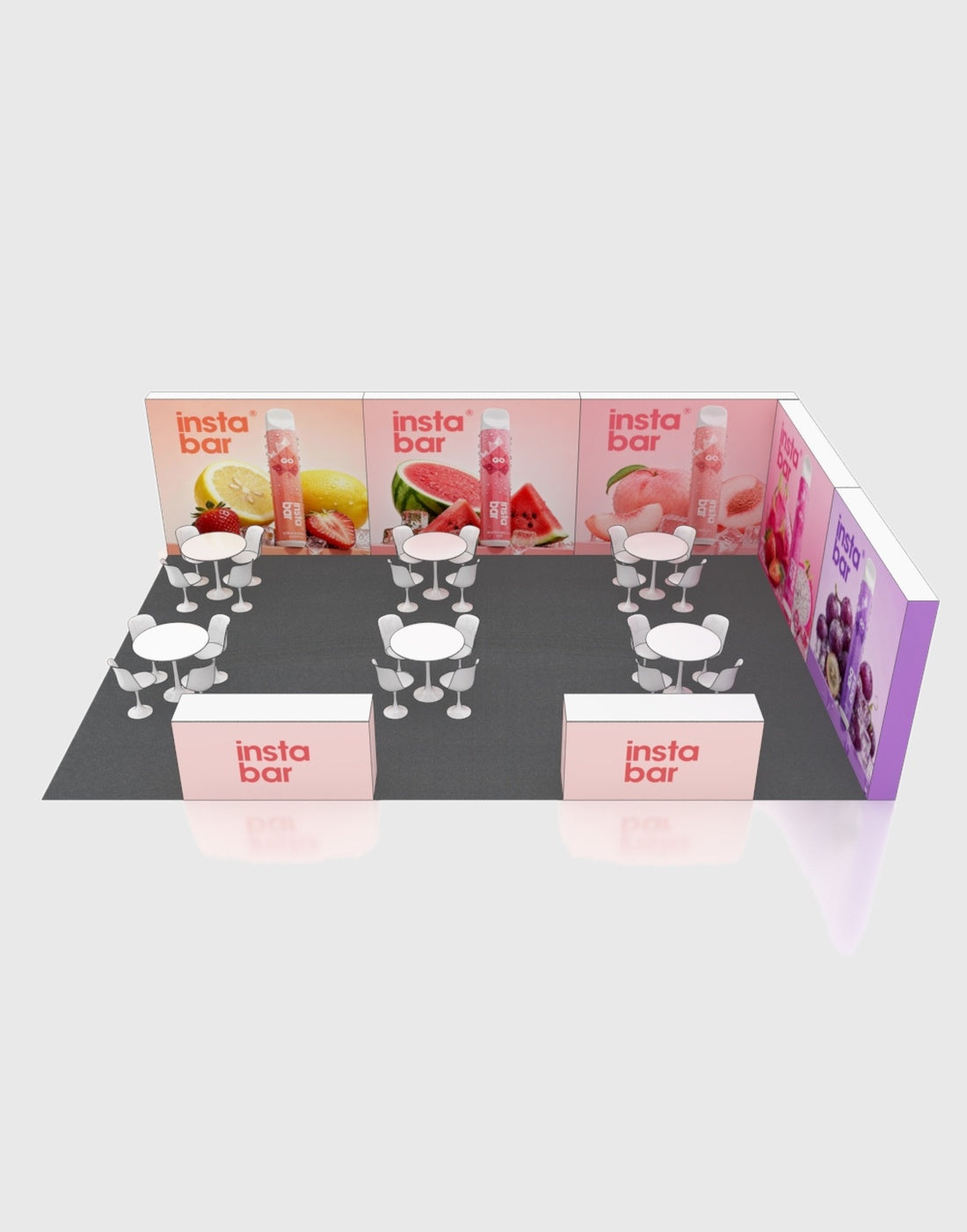 Modular Booth Kits 30ft x 20ft - Model 9