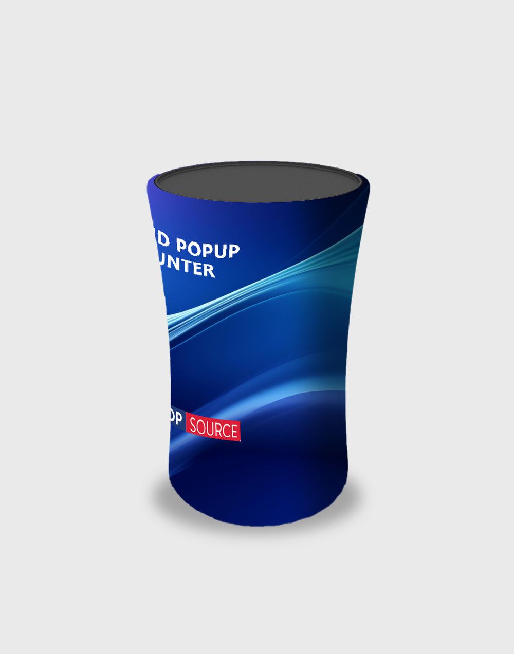 Mostrador de exhibición de tela desplegable (para exhibiciones en podios y stands)