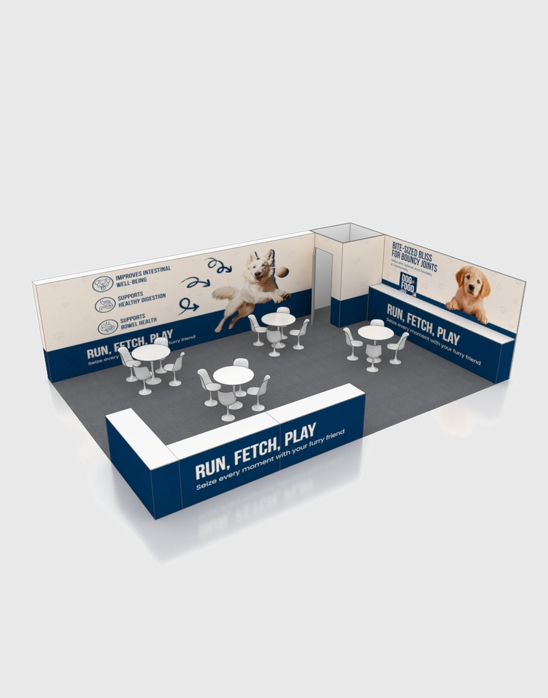 Modular Booth Kits 30ft x 20ft - Model 7