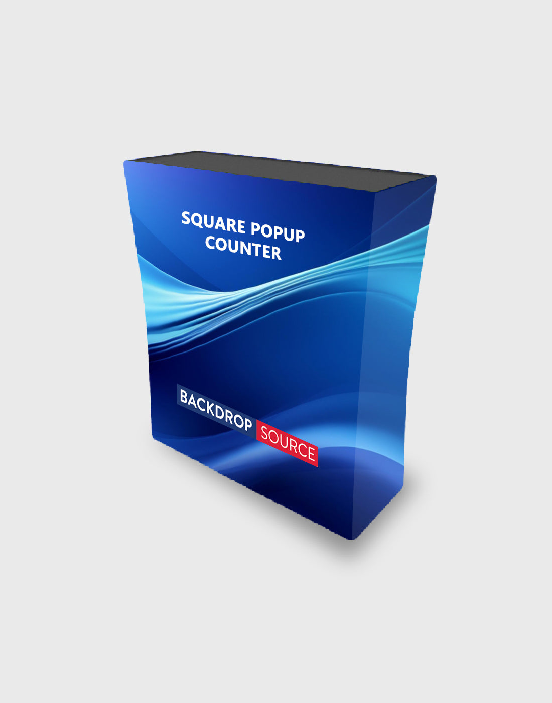 Backlit Fabric Rectangle Pop Up Counter
