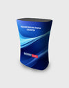 Backlit Fabric Rounded Square Pop Up Counter