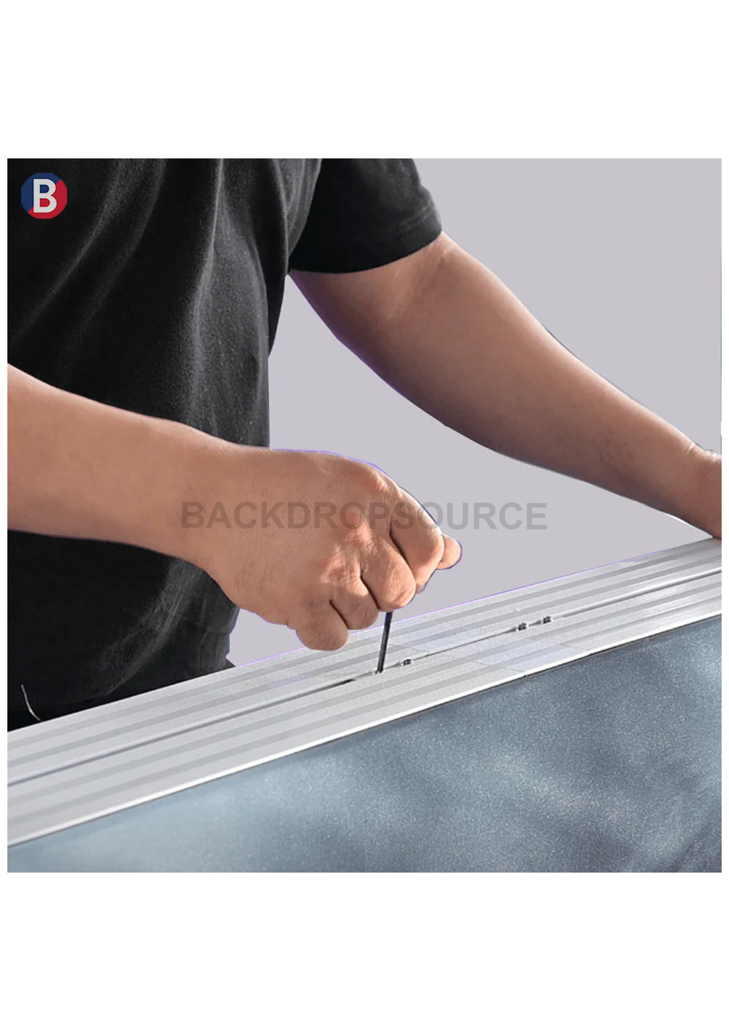 Espositore modulare SEG Lightbox da 10 piedi per fiere - Modello 3