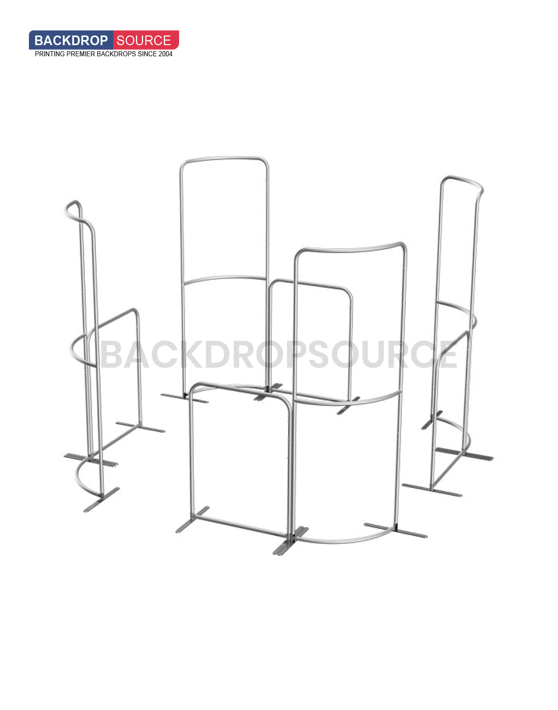 Magnetic Fabric Booth Display - Model 5 (10 x 10ft)