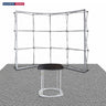 10ft x 10ft Curved Popup Exhibit Pro 3-in-1 Display Kit with Illume Lights