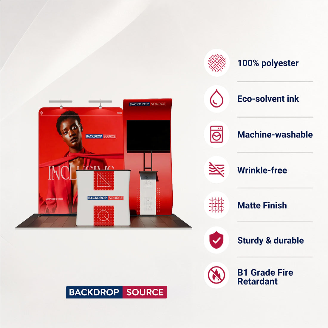 Portable Exhibit Display 10ft x 10ft - Model 10