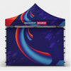 10ft x 10ft Fabric Canopy Kit with Shelving & TV Mounts
