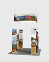 Portable Exhibit Display 10ft x 10ft - Model 36