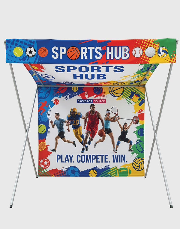 Collapsible Fabric Market Canopy Tent