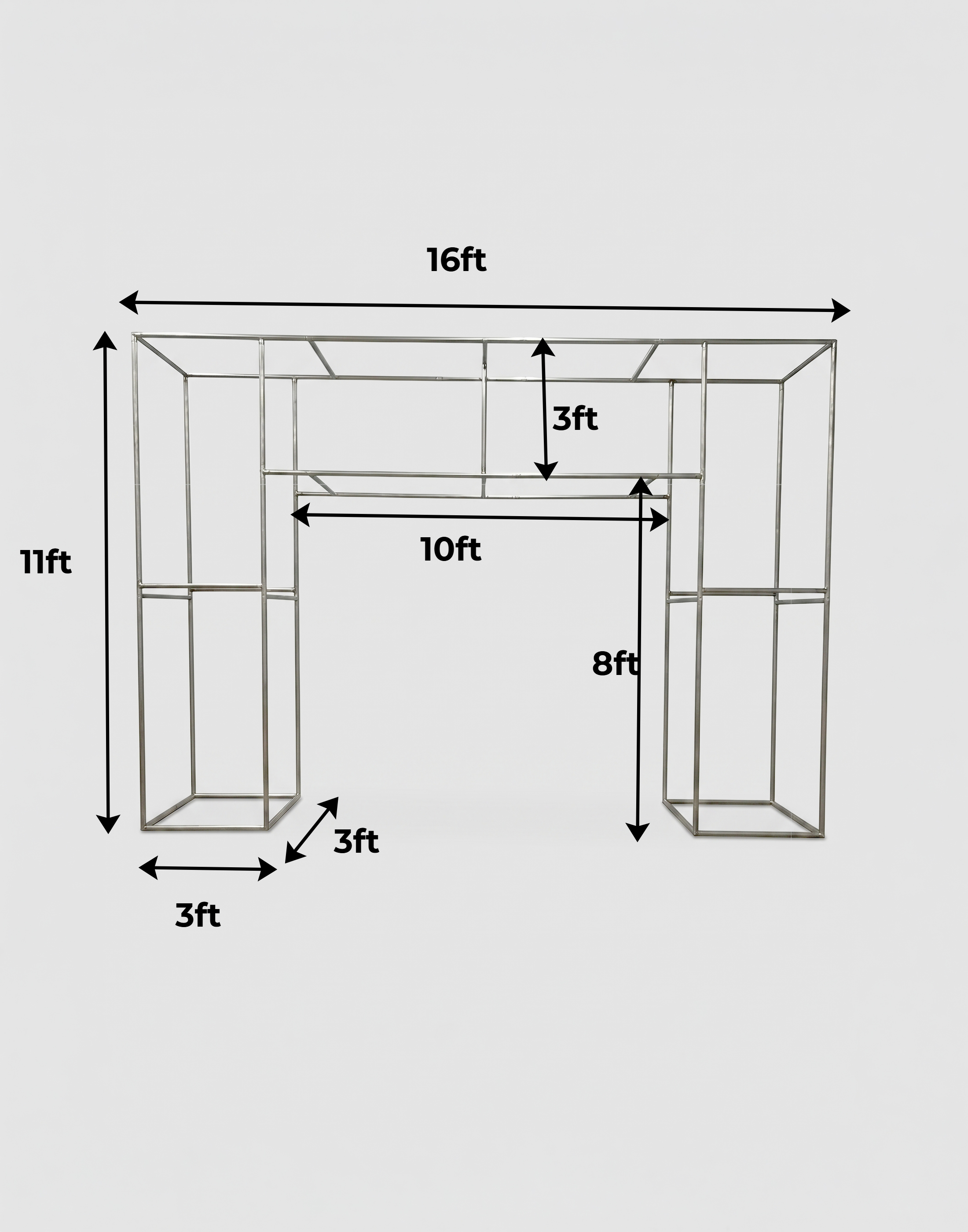 Custom N-Frame Tension Fabric Event Archway