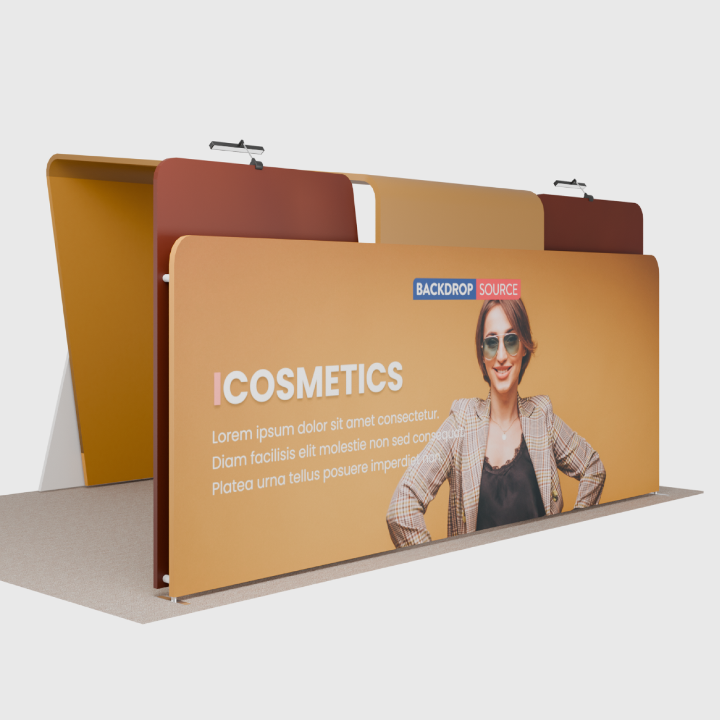 Portable Exhibit Display 20ft x 10ft - Model 14