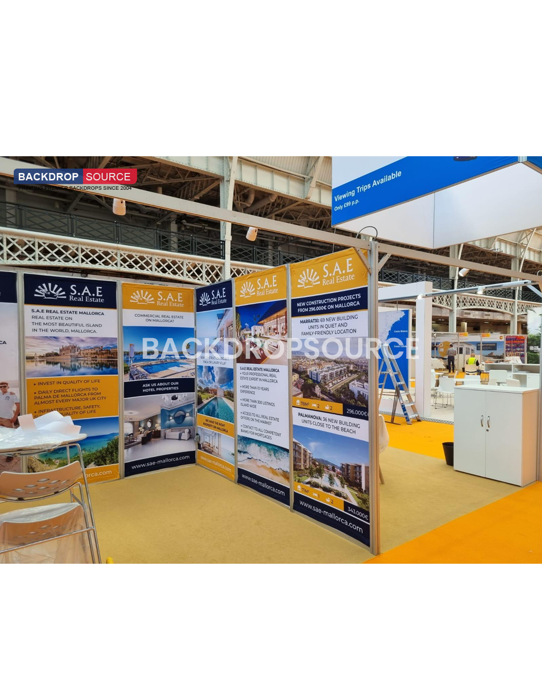 Shell Scheme Exhibition Graphics for 16.4ft Wide x 10ft Depth Booth