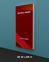 Wall-Mounted SEG Fabric display