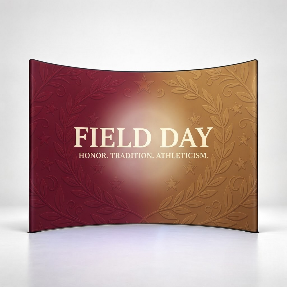 180° Curved Photo Wall for Graduation & Homecoming