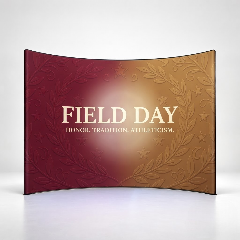 180° Curved Photo Wall for Graduation & Homecoming