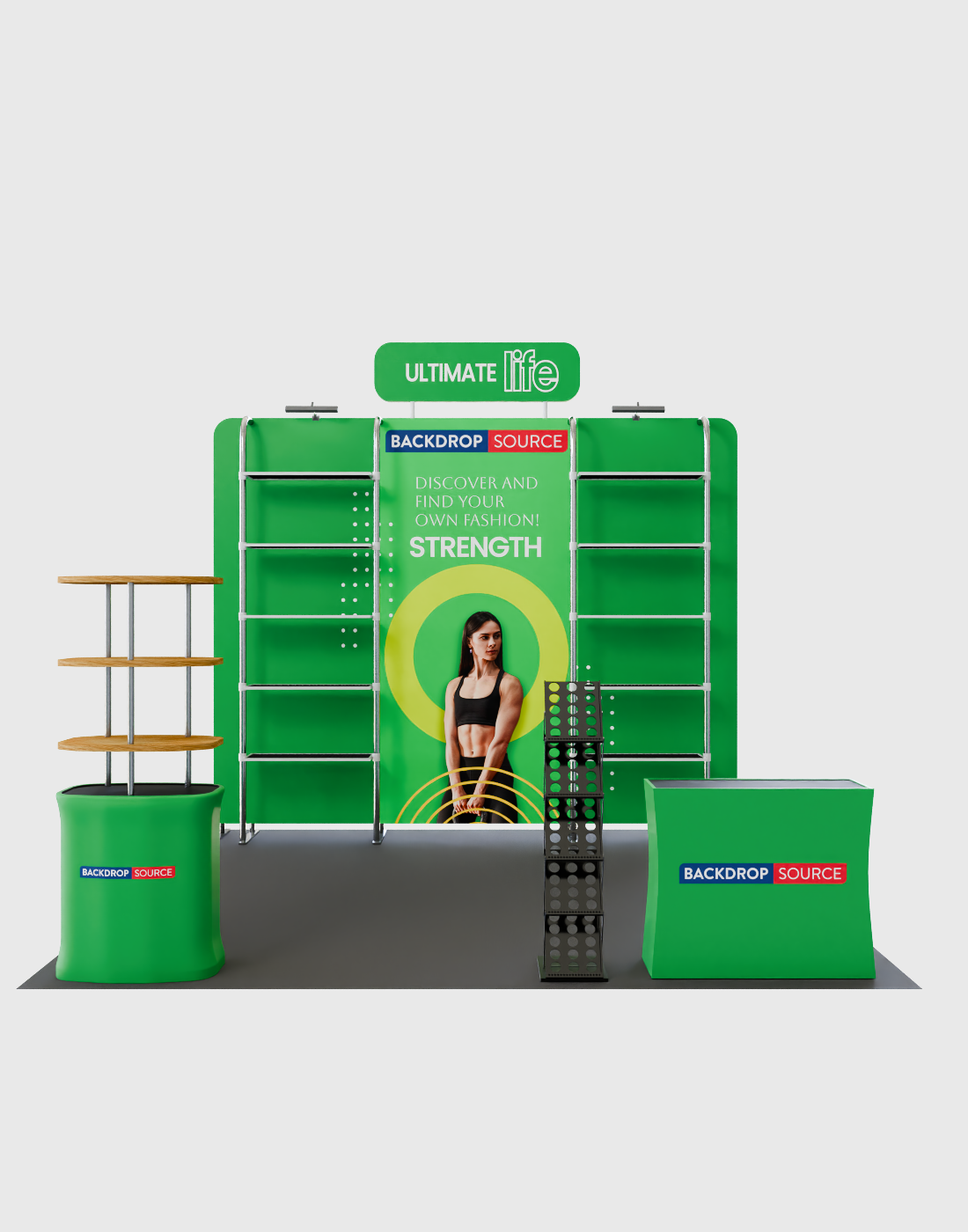 Portable Exhibit Display 10ft x 10ft - Model 20