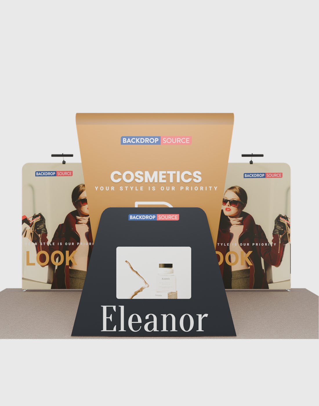 Portable Exhibit Display 20ft x 10ft - Model 14