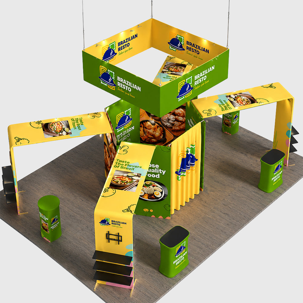 Modular Booth Kits 30ft x 20ft - Model 4