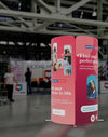 Magnetic Fabric Booth Display - Model 1 (6.5 x 6.5ft)