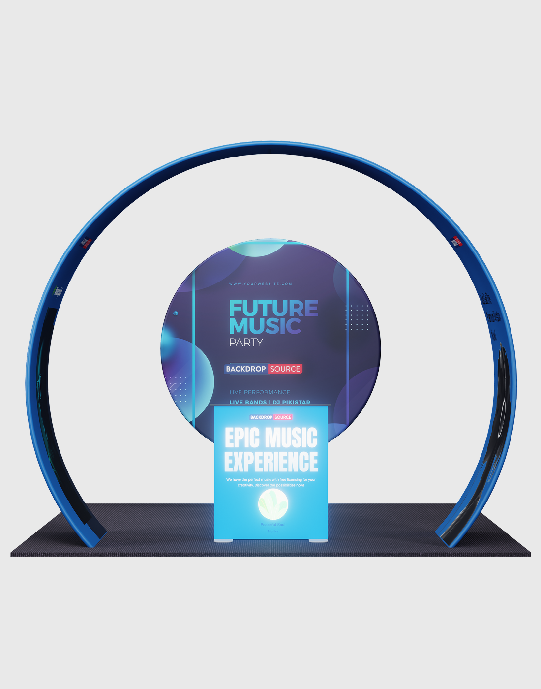 Portable Exhibit Display 10ft x 10ft - Model 33