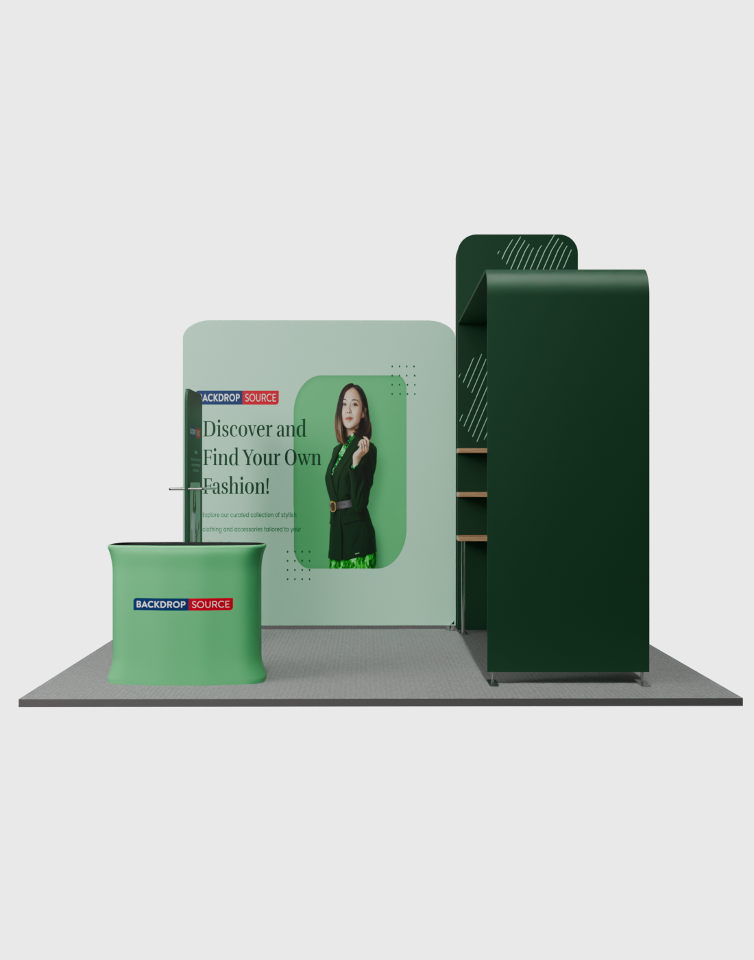 Portable Exhibit Display 10ft x 10ft - Model 19