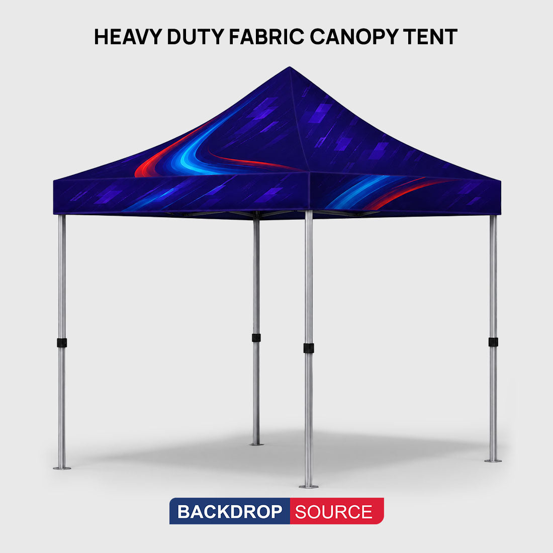 Heavy Duty Fabric Canopy Tent – 6.5ft x 10ft