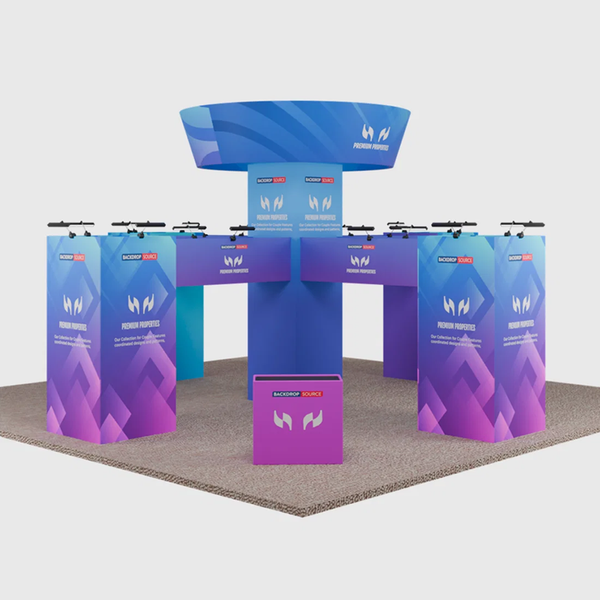 Modular Booth Kits 30ft x 30ft - Model 1