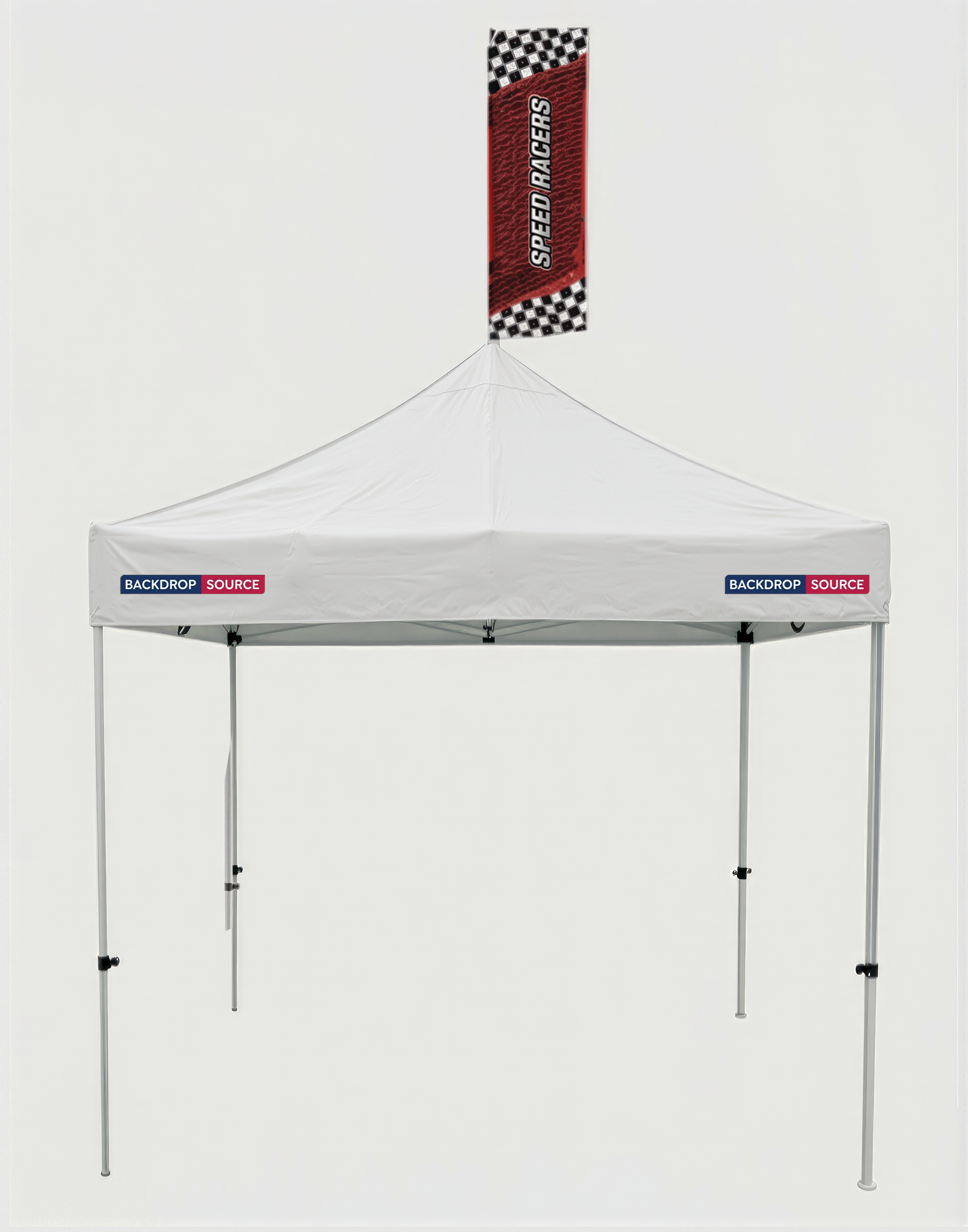 Printed Fabric Canopy Peak Flag