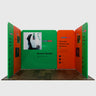 Magnetic Fabric Booth Display - Model 2 (10 x 10ft)