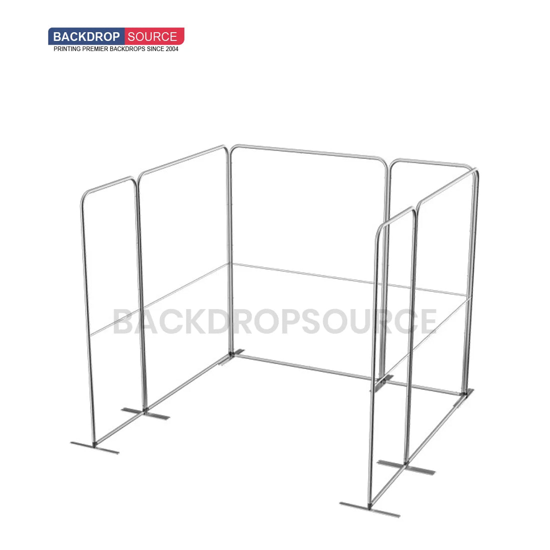 Magnetic Fabric Booth Display - Model 2 (10 x 10ft)
