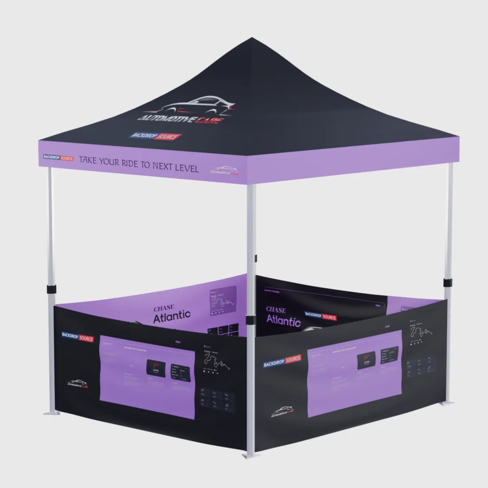 Carpa con dosel personalizada y resistente (6,5 pies x 10 pies)