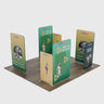 Magnetic Fabric Booth Display - Model 4 (20 x 20ft)