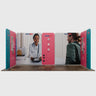 Magnetic Fabric Booth Display - Model 1 (16.4 x 10ft)