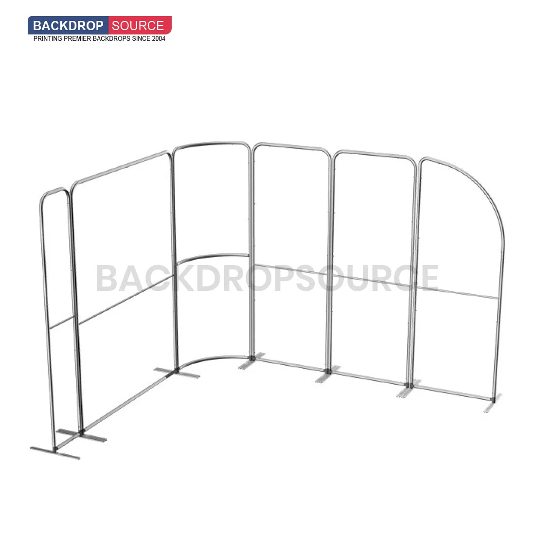 Magnetic Fabric Booth Display - Model 3 (10 x 10ft)