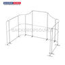 Magnetic Fabric Booth Display - Model 2 (16.4 x 10ft)