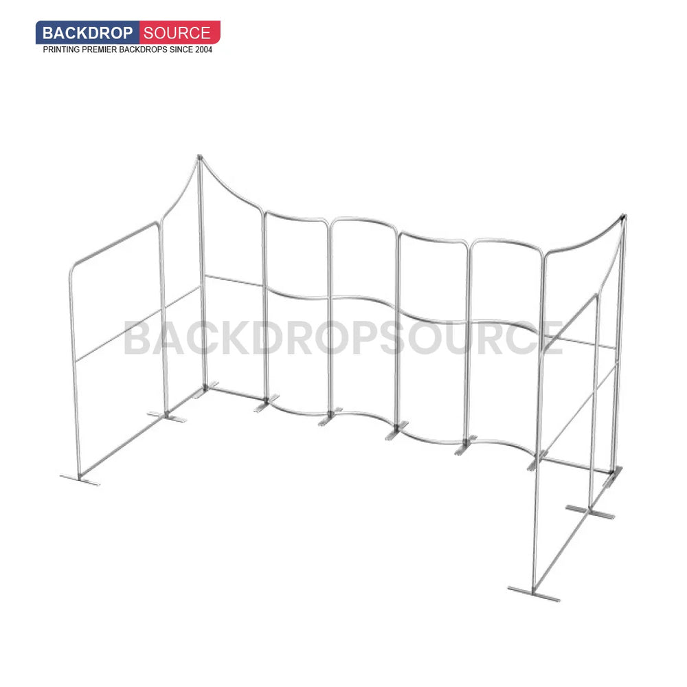Magnetic Fabric Booth Display - Model 2 (20 x 20ft)