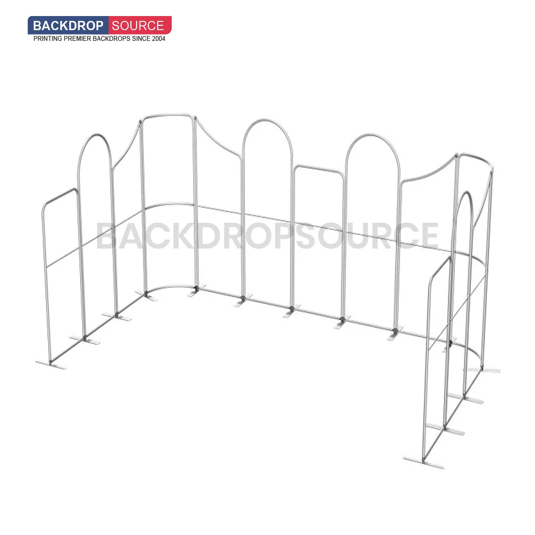 Magnetic Fabric Booth Display - Model 3 (20 x 20ft)
