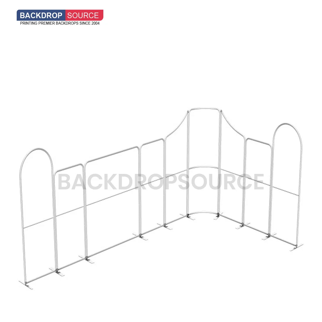 Magnetic Fabric Booth Display - Model 1 (20 x 20ft)