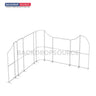 Magnetic Fabric Booth Display - Model 5 (16.4 x 16.4ft)