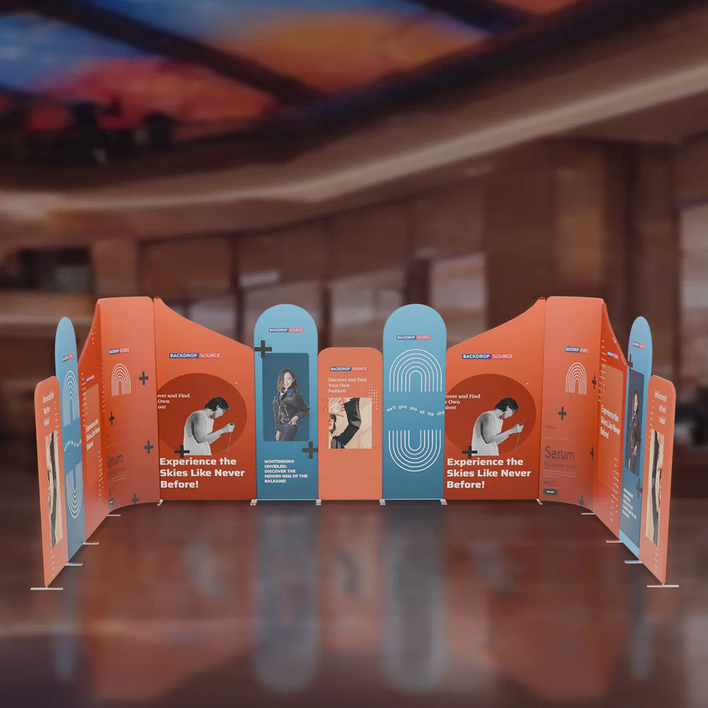 Magnetic Fabric Booth Display - Model 3 (20 x 20ft)