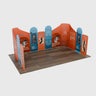 Magnetic Fabric Booth Display - Model 3 (20 x 20ft)