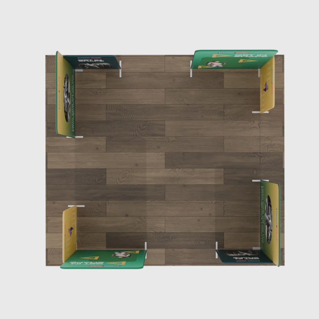 Magnetic Fabric Booth Display - Model 4 (20 x 20ft)