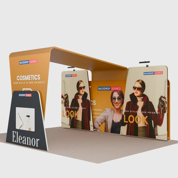 Portable Exhibit Display 20ft x 10ft - Model 14