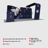 Kit de exhibición de fondo recto de 20 x 10 con arco