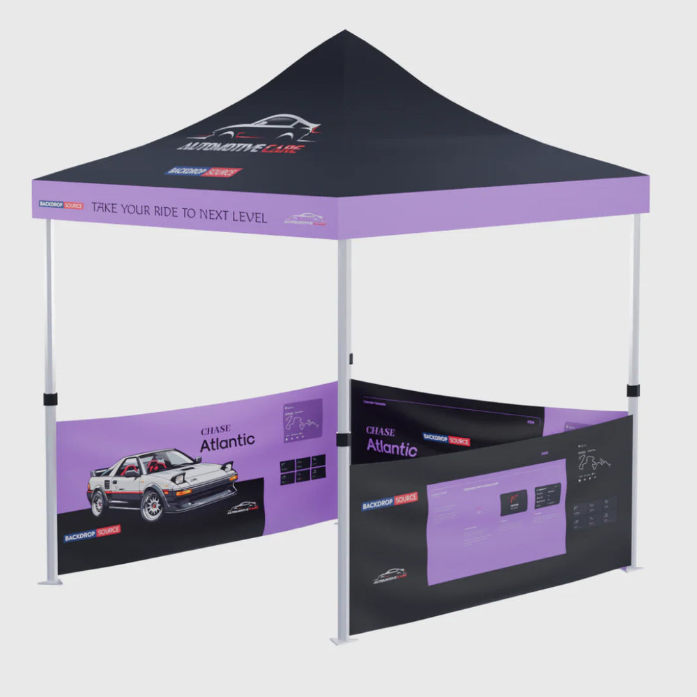 Carpa con dosel personalizada y resistente (6,5 pies x 10 pies)